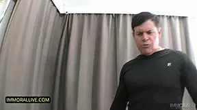 athletic teen double crosses coach with big ass action