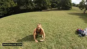 athletic teen double crosses coach with big ass action