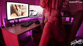 German Amateur Anni Angel Rates Your Cock While Masturbating!