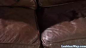 lesbian stepmom scissoring beautiful teen in cute scene