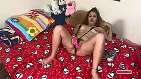 My friend gets horny on webcam and shows everything in 4k