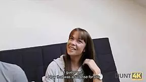 hunt4k dude trades girlfriend's pussy for a place to stay