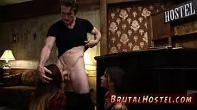 the excited young tourists, felicity feline and jade, discover bondage and domination in their extreme adventure