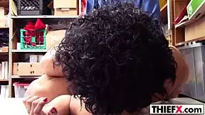 Guilty Pretty Teen 18+ Stealer Caught and Punished Hard in Office!