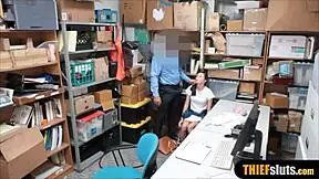 Teen thief gets strip searched and punish fucked