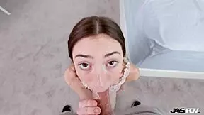 skinny slut tiana returns for more cock