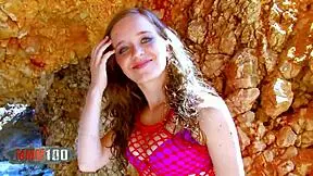 young french babe lena luminescente gets a good anal fuck outdoors