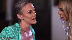 Wow! Tiffany Licks Stepmom's Pussy!