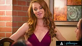 Aidra fox feels excited at the sorority party with jillian janson, exploring lesbian desires