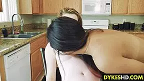 Foxy Lesbian Gals Dive Deep Into Strapon Play With Teen and Cougar