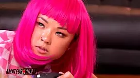 Amateur Boxxx - Gamer Girl Lulu Chu Climaxes with Step-Bro