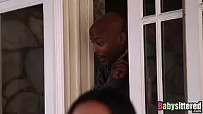 Babysitter Selma Sins Craves Huge Black Cock in Doggy