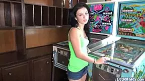 Petite Teen Bailey Toys Her Tight Wet Pussy with Intense Fingering