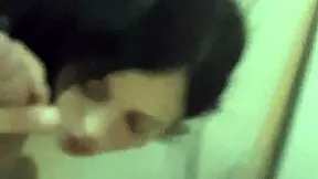 Sexy teen sucks cock, swallows cum like a slut