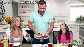 How we show our love with big asses and blowjobs 😘 freya von doom misty meaner sergeant miles