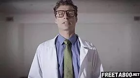 patient emily willis gets examined by doctors after being caught