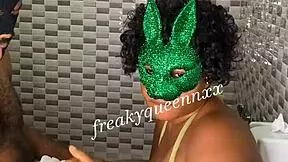 Husband Quenches Thirst In Bathroom With Stepdaughter Fucking