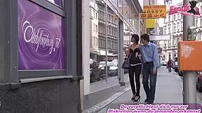 German Slut Swallows in Porn Cinema!