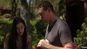 Abbie Maley Sucks and Fucks in Mixed Family Scene