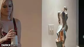 Petite Teen Massages My Big Black Cock