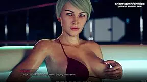 lesbian redhead girl eats hot wet petite pussy