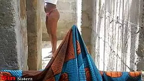 Confronting a spy at a construction site