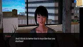 my new family story with redhead teen in 3d cartoon world