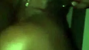 Hey, that ebony chick gives a sloppy blowjob to her boyfriend