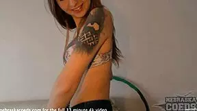 New girl 19yo with braces first time in studio 😊