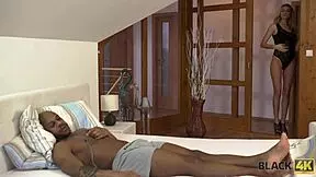 I enjoy Black4k interracial sex with blonde coquette and lucky black gentleman