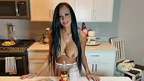 hey, check out willow lanskys topless while reviewing bacon soda!