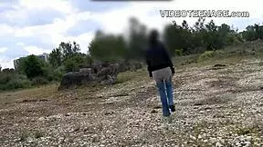 Amateur teen's first porn casting with upskirt blowjob 😏