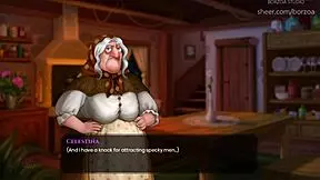 Oh fant, grda babica se spremeni v veliko prsato blondinko punčko!