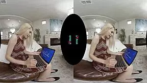 vrhush aften opal fucks the tech support guy so hard in cowgirl pov 😈