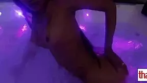 This Asian teen just worked her boyfriend with a hardcore footjob.