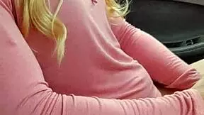 Why does this hot milf finger herself in her car?