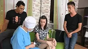 Young girlfriend enjoys bath time