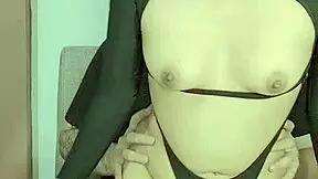 fucking petite otaku in maid cosplay, she rides my cock 😍