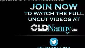 Man, OldNanny Andrea Ann gets tender fingering with Serina Gomez in bed!