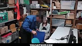 Steamy shoplifting scandal with officer