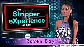 Raven Bay Strips Down For Huge Cock Fucking?