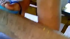 Upskirt Colombian University Girl's Athletic Legs!