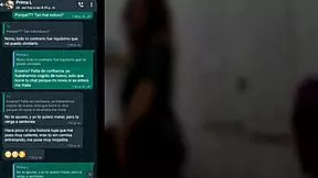 Whatsapp with cousin gets hot in my room