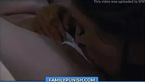 the mature milf dares to seduce her innocent daughter-in-law with lesbian kisses