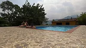 Swimming naked to seduce my step cousin, ready to fuck?