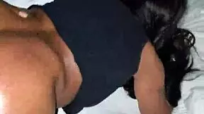 Young ebony's amateur homemade sex