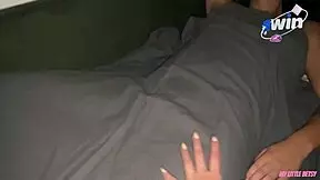 I woke him with a blowjob and made him cum in my mouth after facefucking!