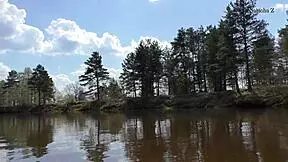 Natasha Strips Down on Rafting Boat in Stunning HD