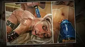 nicole heat feels intense pleasure as she's fucked by the hammer drill