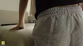 Candice Delaware’s energetic session after being caught having sex